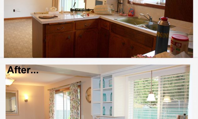 1960s Kitchen Makeover Remodel Before And After Hardwood Flooring for size 3957 X 5120