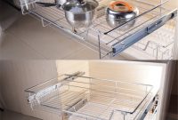 1pc Kitchen Pantry Pull Out Sliding Metal Basket Drawer Storage with regard to measurements 1000 X 1000