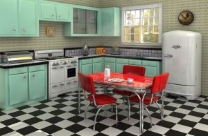 25 Of The Coolest Retro Kitchens Inspire Your Next Home Redo with sizing 4650 X 3053