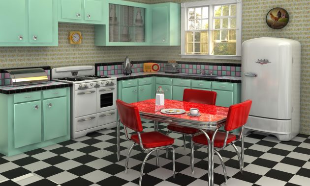 25 Of The Coolest Retro Kitchens Inspire Your Next Home Redo with sizing 4650 X 3053