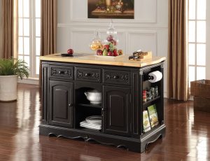 Acme Ariuk Antique Black Kitchen Cabinet Ariuk Collection 8 pertaining to measurements 2200 X 1685