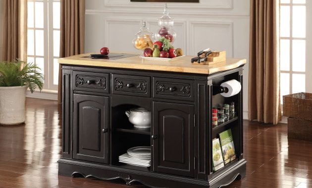 Acme Ariuk Antique Black Kitchen Cabinet Ariuk Collection 8 pertaining to measurements 2200 X 1685