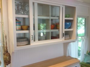 Add Sliding Glass Door Cabinet Above Existing Lower Ones Housie for proportions 3264 X 2448