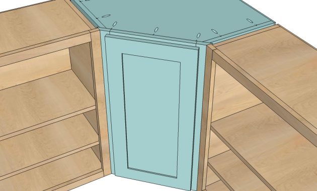 Ana White Wall Kitchen Corner Cabinet Diy Projects intended for size 1055 X 898