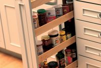 Artwood Cabinets Pull Out Spice Racks throughout measurements 736 X 1104