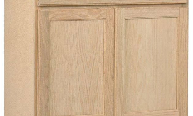 Assembled 30x345x24 In Base Kitchen Cabinet In Unfinished Oak with dimensions 1000 X 1000