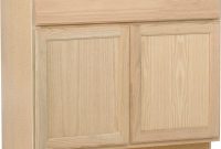 Assembled 36x345x24 In Sink Base Kitchen Cabinet In Unfinished Oak in sizing 1000 X 1000