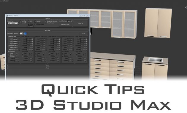 Autodesk 3ds Max Quickly Detail Interiors With Cabinet Maker with regard to measurements 1280 X 720