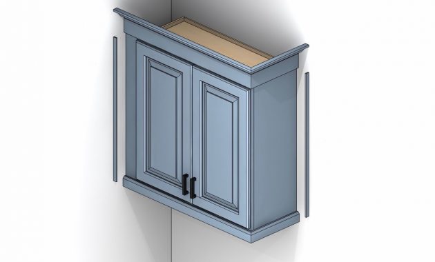 Cabinet Illustration Showing Scribe Molding Salad Dressings regarding measurements 1281 X 961