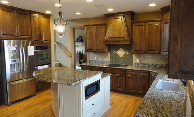 Cherry Stained Kitchen Cabinets Poplar In The Kitchen Jcarstenhomes pertaining to size 1280 X 720