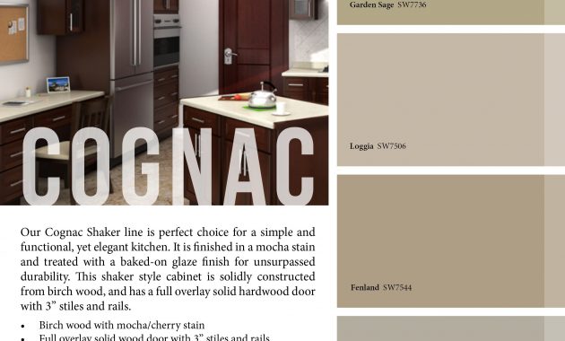 Color Palette To Go With Our Cognac Shaker Kitchen Cabinet Line for measurements 2292 X 2292