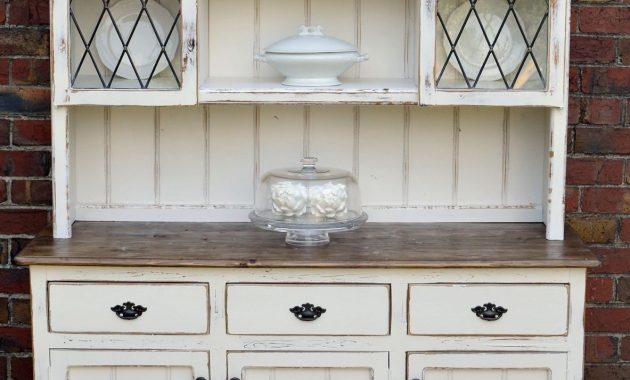 Country Farmhouse French Provincial Buffet And Hutch Sideboard inside proportions 1183 X 1600