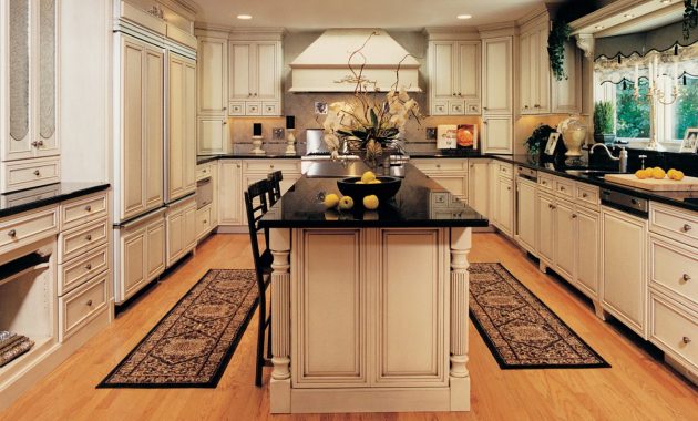 Elegant Kitchen Ideas With Wooden Beige Kitchen Maid Cabinet Black throughout dimensions 1200 X 940