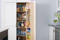 Furniture Pantry Cabinet For Kitchen Built In White Kitchen with regard to proportions 1049 X 1397