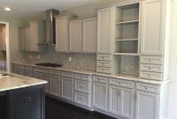 Gourmet Kitchen Lillian Stone Gray Perimeter Cabinets Avalon intended for dimensions 3264 X 2448