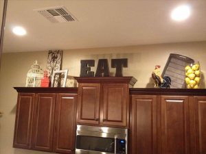 Image Result For Baskets Above Kitchen Cabinets Decorating with proportions 1899 X 1424