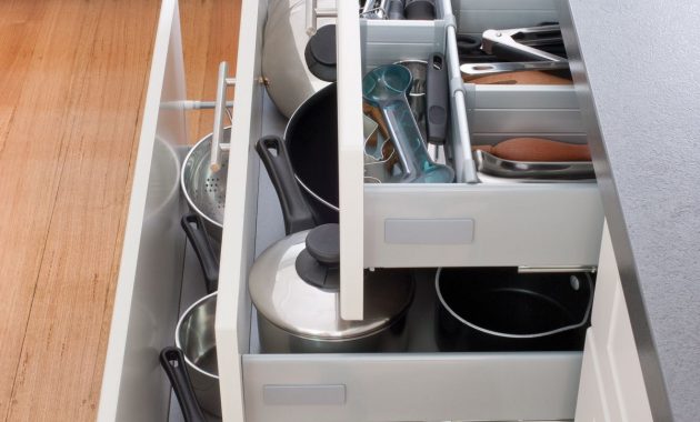 Keep Your Kitchen In Order With Our Pot Drawers And Cutlery Drawers within proportions 1200 X 1800