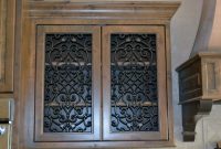 Kitchen Cabinet Doors With Faux Iron Inserts From Faux Iron within size 3977 X 2828