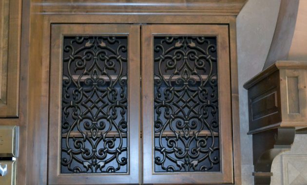 Kitchen Cabinet Doors With Faux Iron Inserts From Faux Iron within size 3977 X 2828