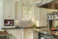 Kitchen Cabinet Tall White Upper Kitchen Cabinet With Glass Door for size 1280 X 960