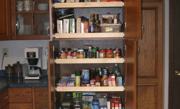 Kitchen Cabinets Pull Out Pantry Pantry This Pantry Is 32 Wide And pertaining to sizing 1854 X 2781