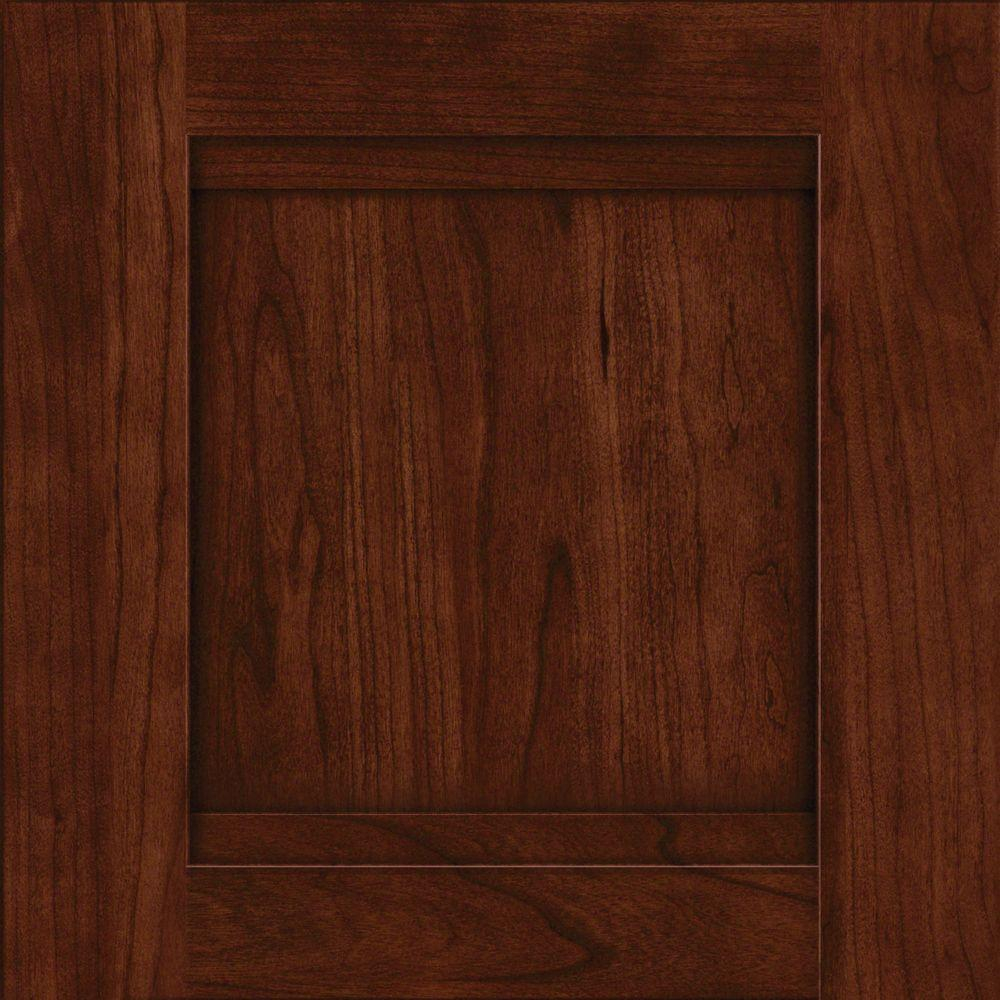 Kraftmaid 15x15 In Cabinet Door Sample In Sonora Cherry With Kaffe throughout size 1000 X 1000