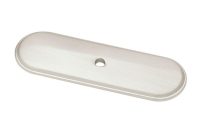 Liberty 3 In Satin Nickel Raised Oval Cabinet Knob Backplate intended for sizing 1000 X 1000