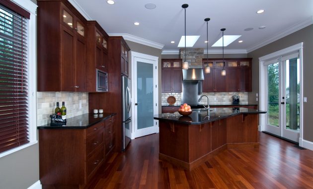 Medium Brown Shaker Style Kitchen Cabinets From Merit Kitchens for proportions 4201 X 2790