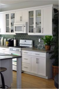 Nice Astonishing Grey Thermofoil Kitchen Cabinets 70 White Kitchen within measurements 730 X 1098