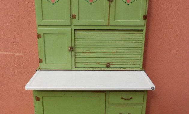 Old Kitchen Furniture Vintage Metal Kitchen Cabinet Enamel Painted throughout measurements 768 X 1024