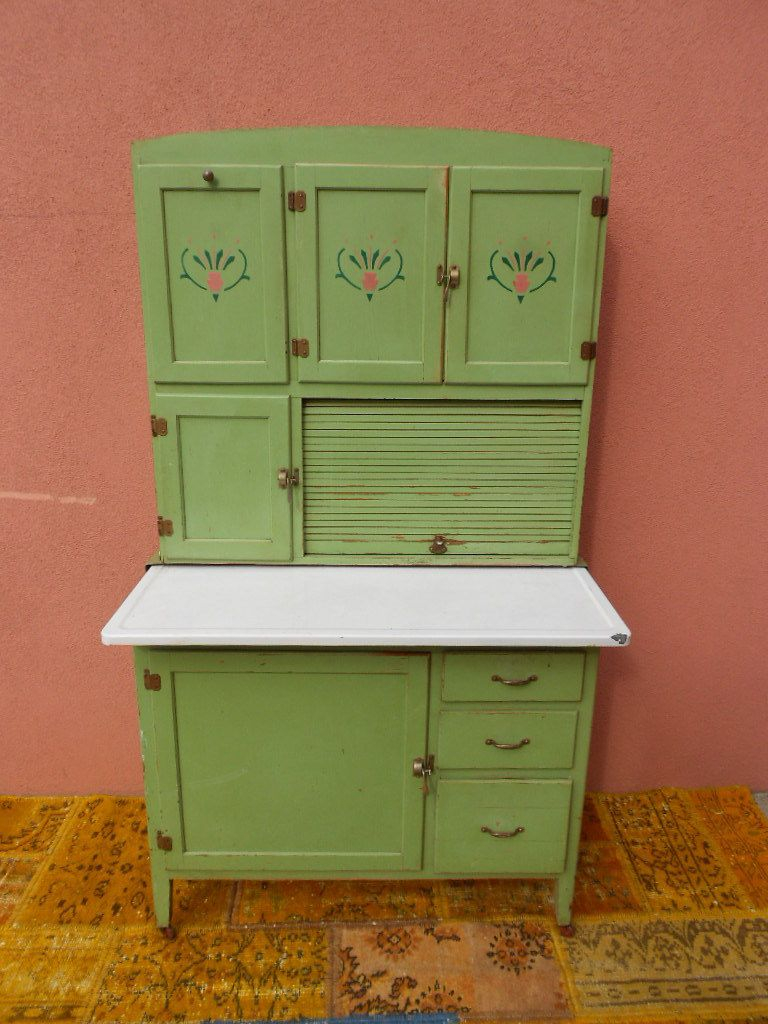 Old Kitchen Furniture Vintage Metal Kitchen Cabinet Enamel Painted throughout measurements 768 X 1024
