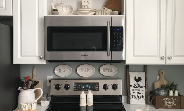 Open Display Shelves Above Microwave Vent Hood Small Cabinets On pertaining to dimensions 3024 X 4032