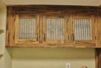 Rustic Upper Cabinet Reclaimed Barn Wood Wtin Doors Unfinished in dimensions 1500 X 871