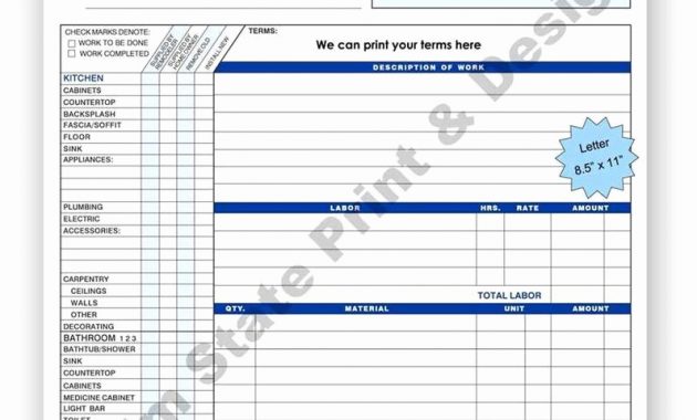 Sample Invoice For Kitchen Download Kitchen Cabinet Invoice Template in sizing 796 X 1000