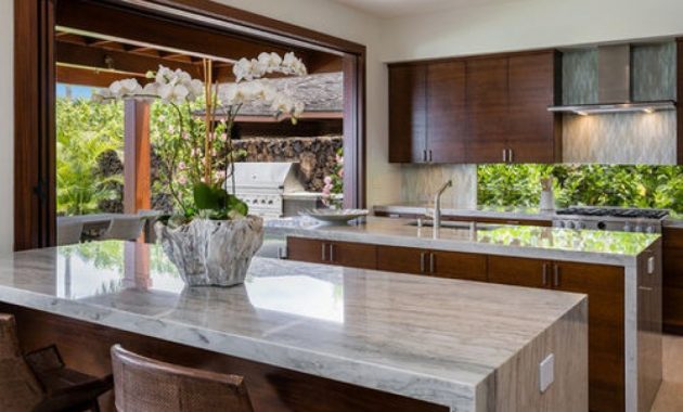 Swish Island Style Kitchen Design Our Tropical Kitchen Ideas regarding proportions 1024 X 819