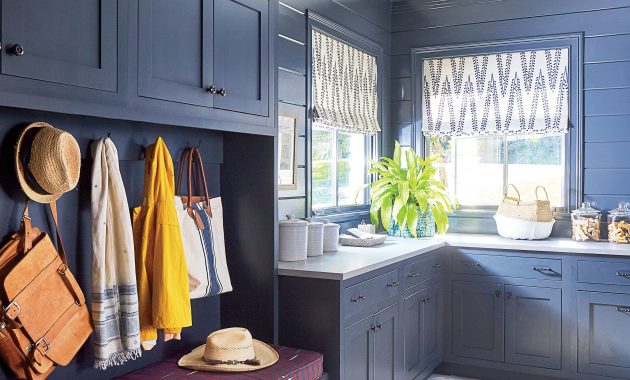 The Kitchen Cabinet Paint Color Our Homes Editor Swears Coastal intended for measurements 3000 X 4500