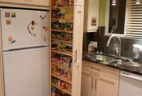 The Narrow Cabinet Beside The Fridge Pulls Out To Reveal A Spice for sizing 2304 X 3072