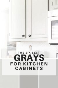 The Six Best Paint Colors For Gray Kitchen Cabinets regarding sizing 735 X 1102