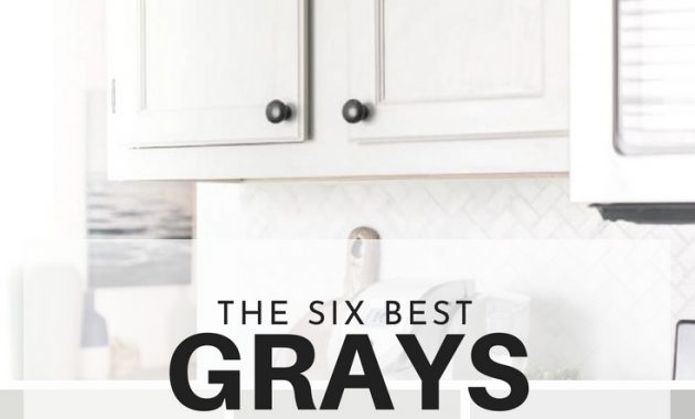 The Six Best Paint Colors For Gray Kitchen Cabinets regarding sizing 735 X 1102