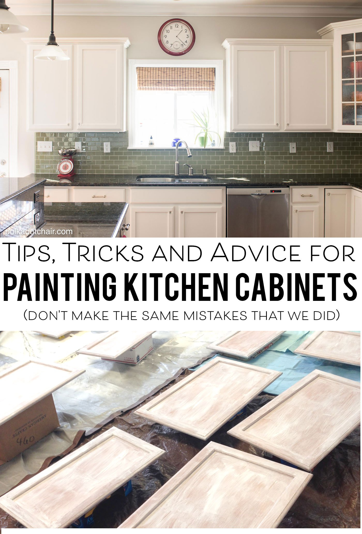 Tips And Tricks For Painting Kitchen Cabinets Polka Dot Chair for measurements 1400 X 2066