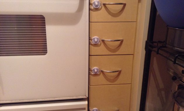 Tips Beautiful Ba Proof Cabinets Without Drilling For Child within size 2592 X 1936