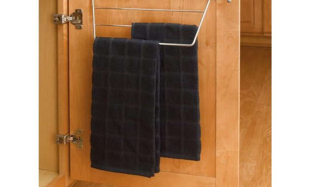 Towel Holder Rack Chrome Inside Cabinet Door Mount Organizer Kitchen pertaining to measurements 1000 X 1000