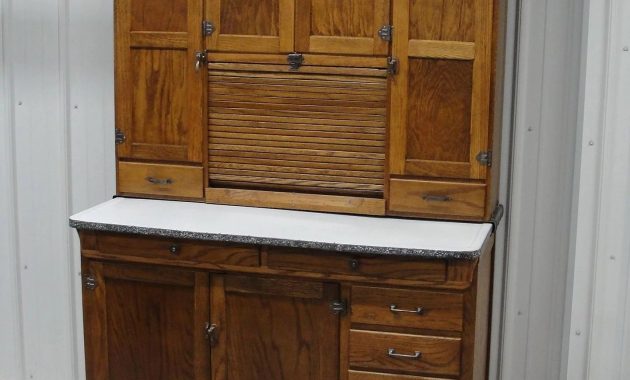 Vintage 1920 Mcdougall Oak Kitchen Cabinet Bread Butter Antiques in proportions 1440 X 1536