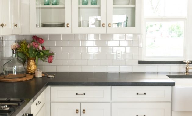 White Shaker Cabinetry With Glass Upper Cabinets As Featured On intended for size 2435 X 3653