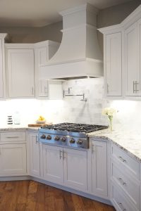 White Shaker Cabinets Decorative Range Hood Inset Cabinet with regard to size 4000 X 6000