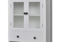 White Wall Cabinet In White Wood Kitchen With Glass Door Lovdock with regard to proportions 1024 X 1024