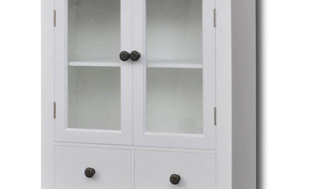 White Wall Cabinet In White Wood Kitchen With Glass Door Lovdock with regard to proportions 1024 X 1024