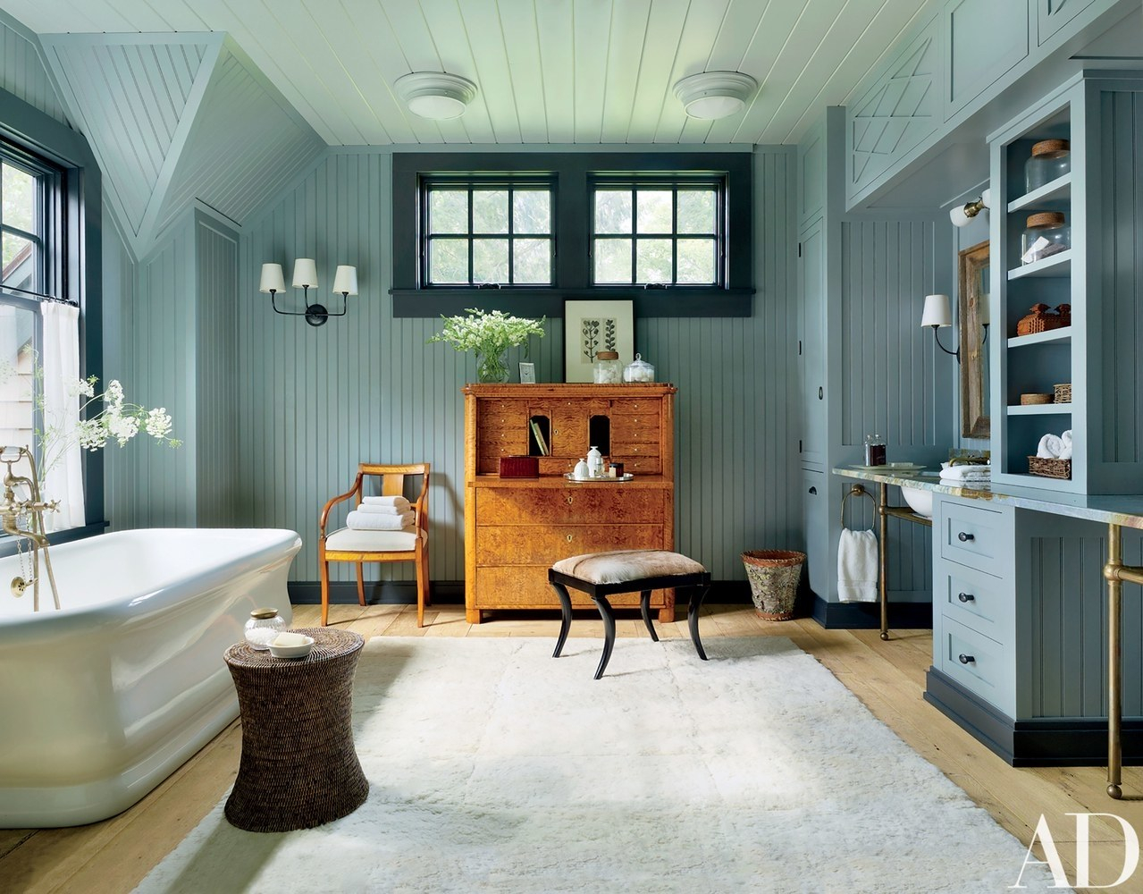 10 Best Bathroom Paint Colors Architectural Digest for size 1279 X 1000