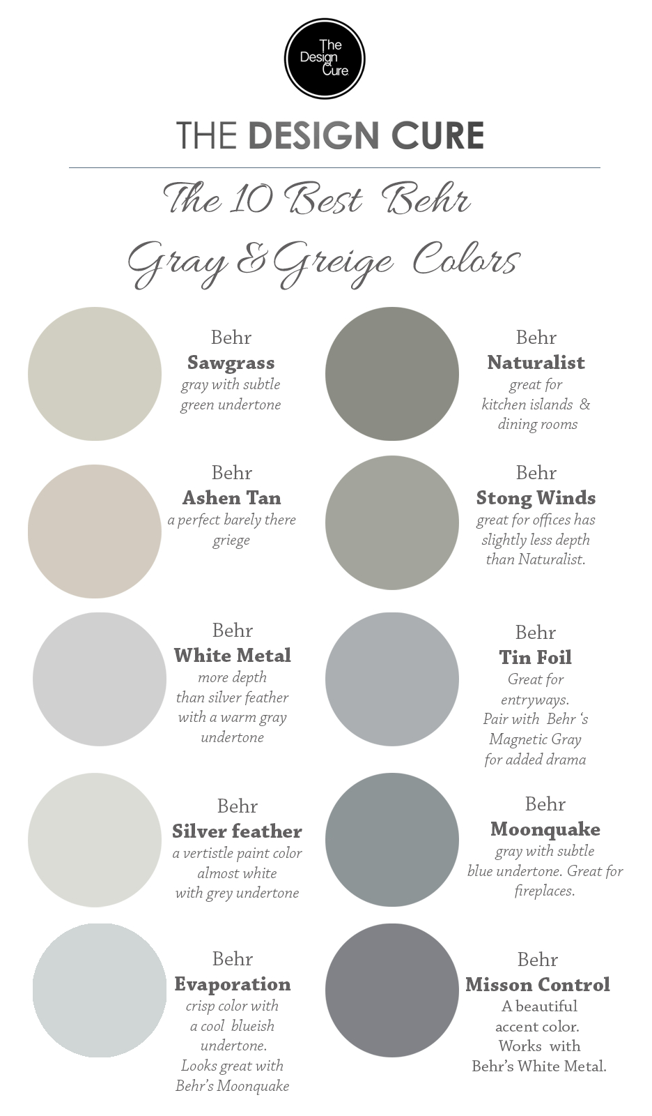 10 Best Grey Griege Colors Behr Bedroom Decor Room Paint Paint in dimensions 936 X 1600