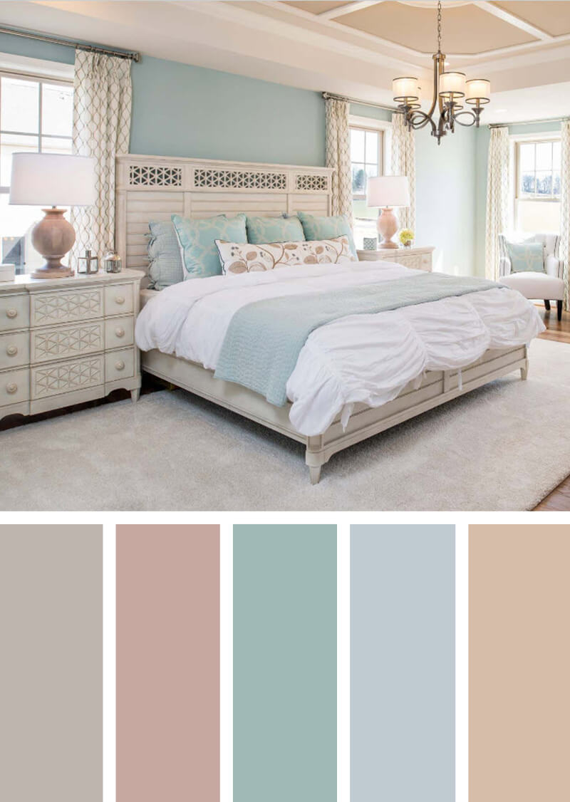 12 Best Bedroom Color Scheme Ideas And Designs For 2019 inside measurements 800 X 1126